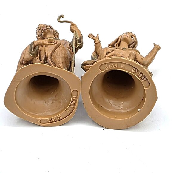 Vintage Fontanini Heirloom Depose Made Italy 1983 Small Nativity Figures 9 pcs - Picture 4 of 16